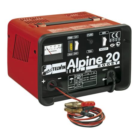 TELWIN CARICABAT ALPINE 20 220V-M 12-24V 20 - Uscita Volt 12/24 - A18 (12V) - 12 (24V)