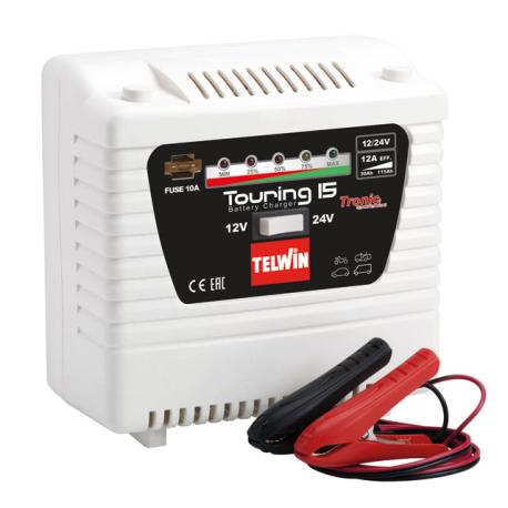 TELWIN CARICABAT TOURING 15 230V-M 12-24V TOURING 15 - Amp/V 12/12-6,5/24