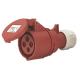 MAURER PRESA CE ROSSA 3P+T 400V 16A IP44 MAURER - 3P+T