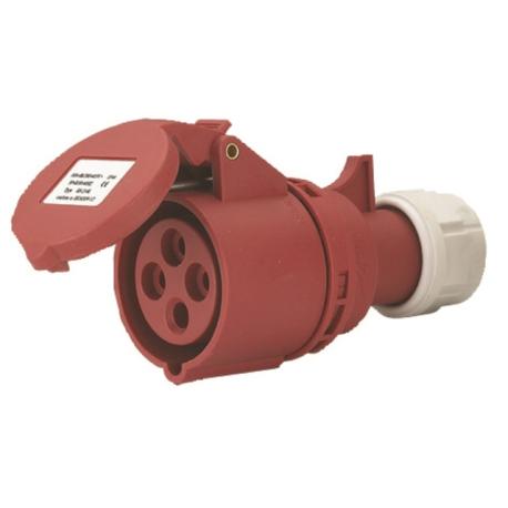 MAURER PRESA CE ROSSA 3P+T 400V 16A IP44 MAURER - 3P+T