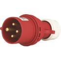 MAURER PLUS SPINA CE ROSSA 3P+T 400V 16A IP44 MPLUS - 3P+T