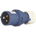 MAURER PLUS SPINA CE BLU 2P+T 230V 16A IP44 MPLUS