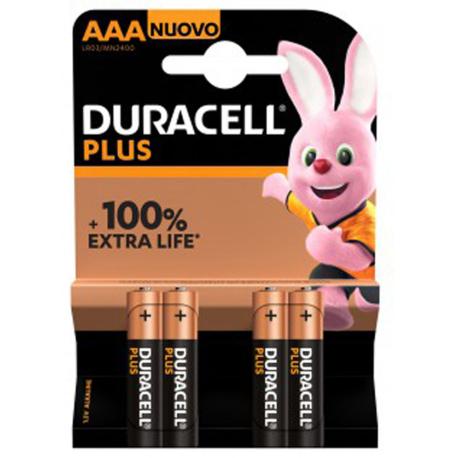 DURACELL BATTERIA MINISTILO AAA MN2400 DURACELL+ BL4PZ AAA - blister 4pz