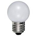 LAMPADA LED PALLINA PVC MILK 2700K E27 40L 1W - 40lumen - 2700K