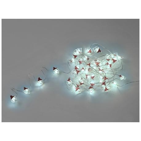 MAURER LUCI DECORAT BATT 50LED BABBO NATALE BIA FRE GGLM 20 L