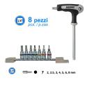 MAURER PLUS CHIAVI MASCHIO TORX MPLUS LUNGHE T10-50 9PZ