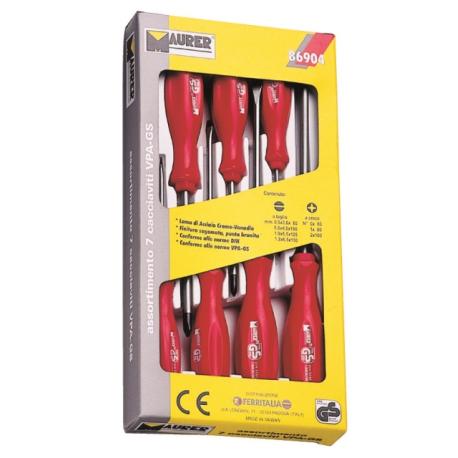 MAURER CACCIAVITI MAURER MANICO ROSSO SET 7PZ