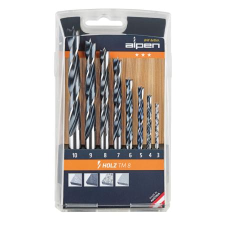 ALPEN PUNTE ALPEN LEGNO BOX 3-10MM 8PZ