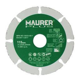 MAURER PLUS DISCO TAGLIO X LEGNO MPLUS 115X1.2X22MM